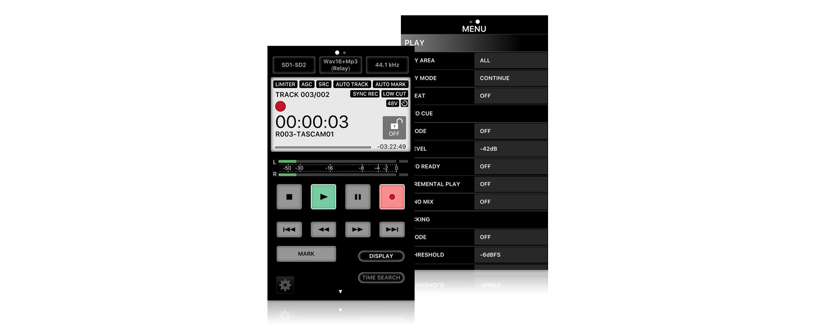 TASCAM SS250 CONTROL - New Upgraded Version 2.0.1 (Android version) of Software Released