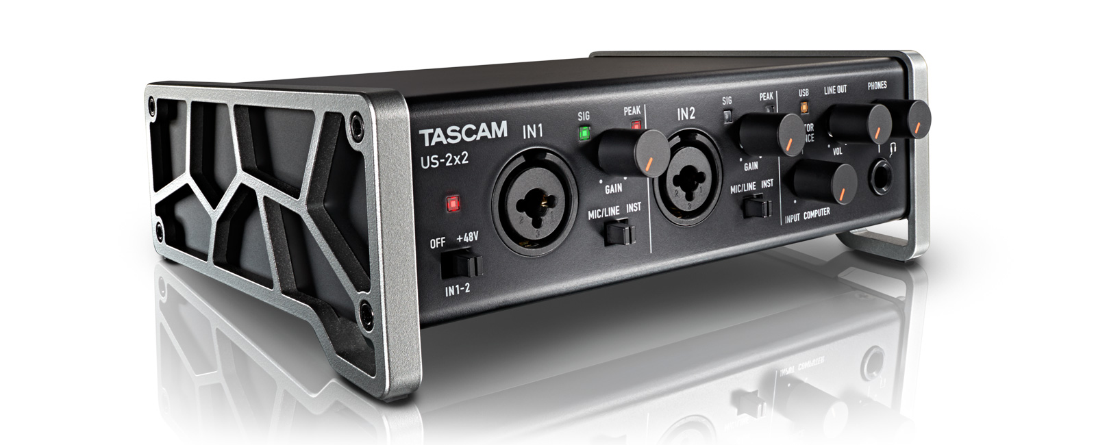TASCAMの新オーディオIF、US-2x2とUS-4x4を使ってみた