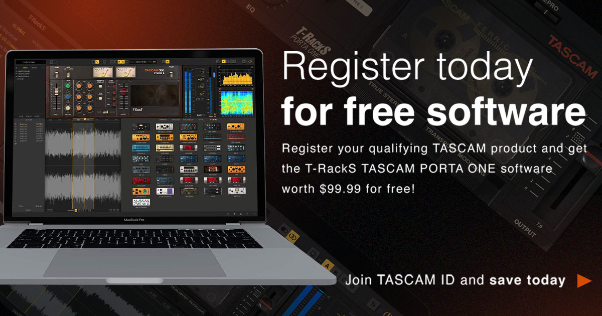 TASCAM and IK Multimedia Announce T-RackS PORTA ONE Giveaway