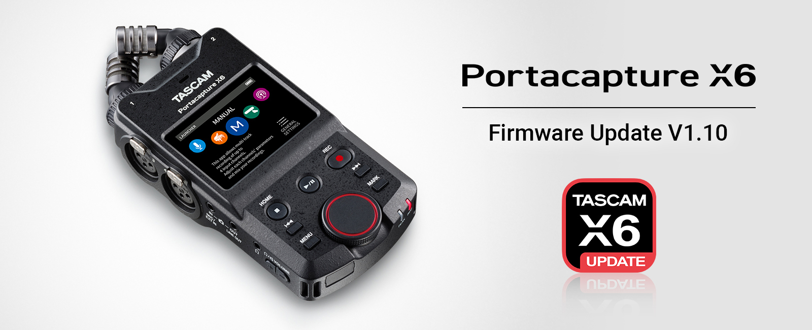 32ビットフロートUSBオーディオインターフェース機能やAtomos UltraSync Blue経由のタイムコード同期など6トラックポータブルレコーダー『Portacapture X6』がアップデート