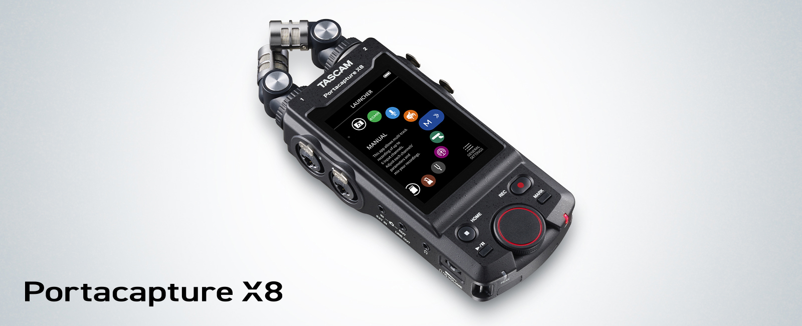 TASCAM Announces the Version 1.30 Firmware Update for the Portacapture X8 Multi-track Handheld Recor