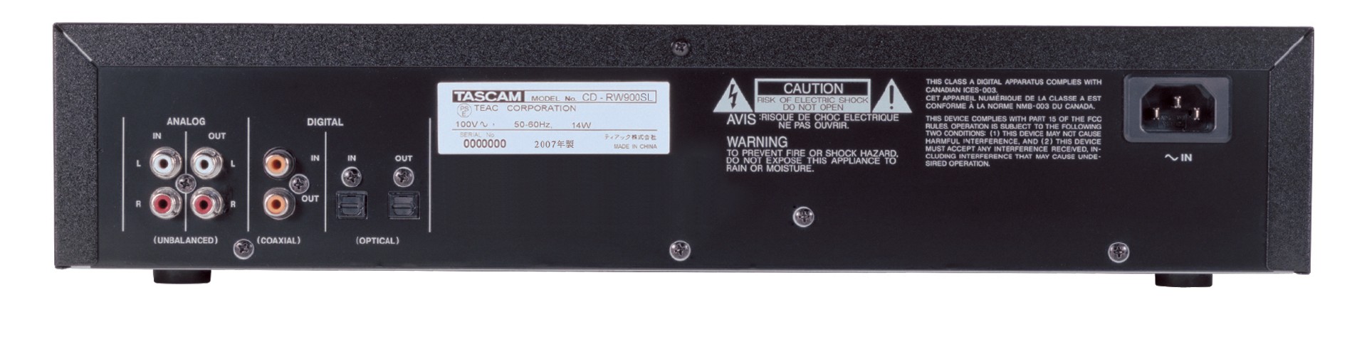 【定番在庫あ】TASCAM CDレコーダー 業務用 CD-RW900SL　ハードケース付 配信機器・PA機器・レコーディング機器