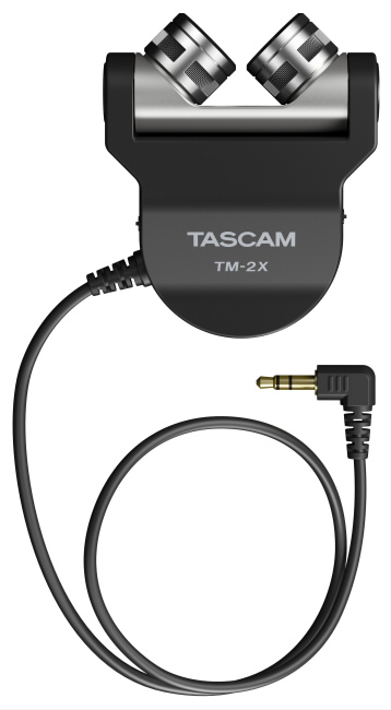 TM-2X | デジタル一眼レフ用X-Y高音質ステレオマイク | TASCAM (日本)