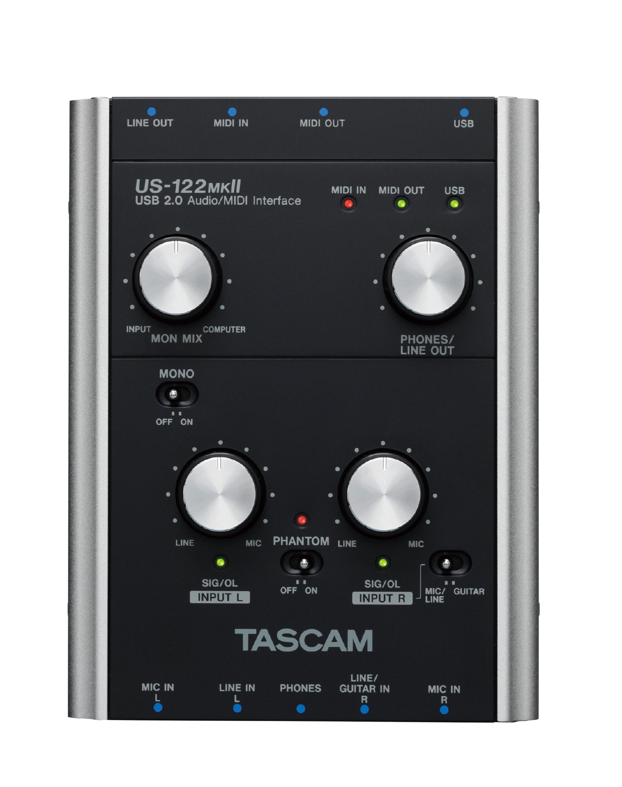 TASCAM US-122MK2 オーディオインターフェース
